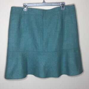 GAP Wool Blue Work Skirt Size 16